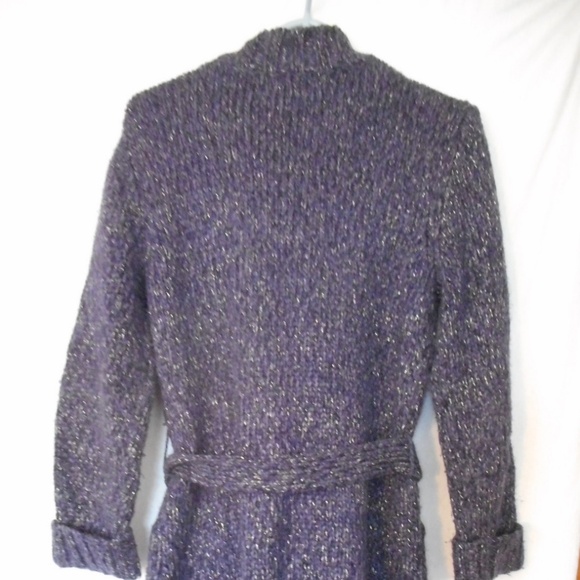 Jones New York Belted Cardigan Sweater Jacket Sz S - Picture 5 of 6